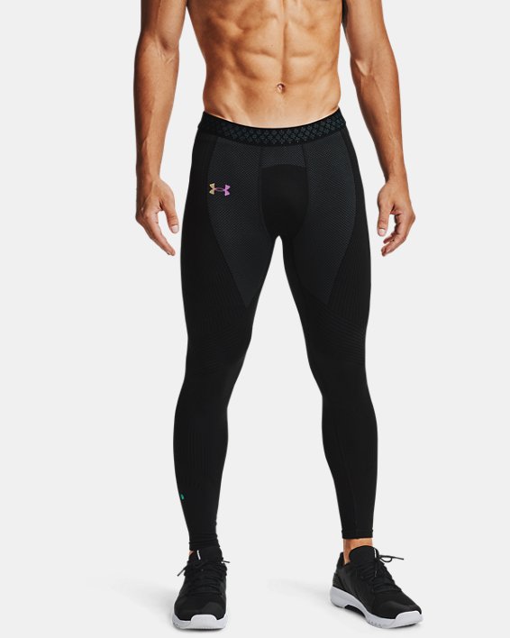 Legging UA RUSH™ ColdGear® Seamless para hombre, Black, pdpMainDesktop image number 0